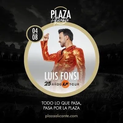 Luis Fonsi en Alicante ► Plaza Alicante