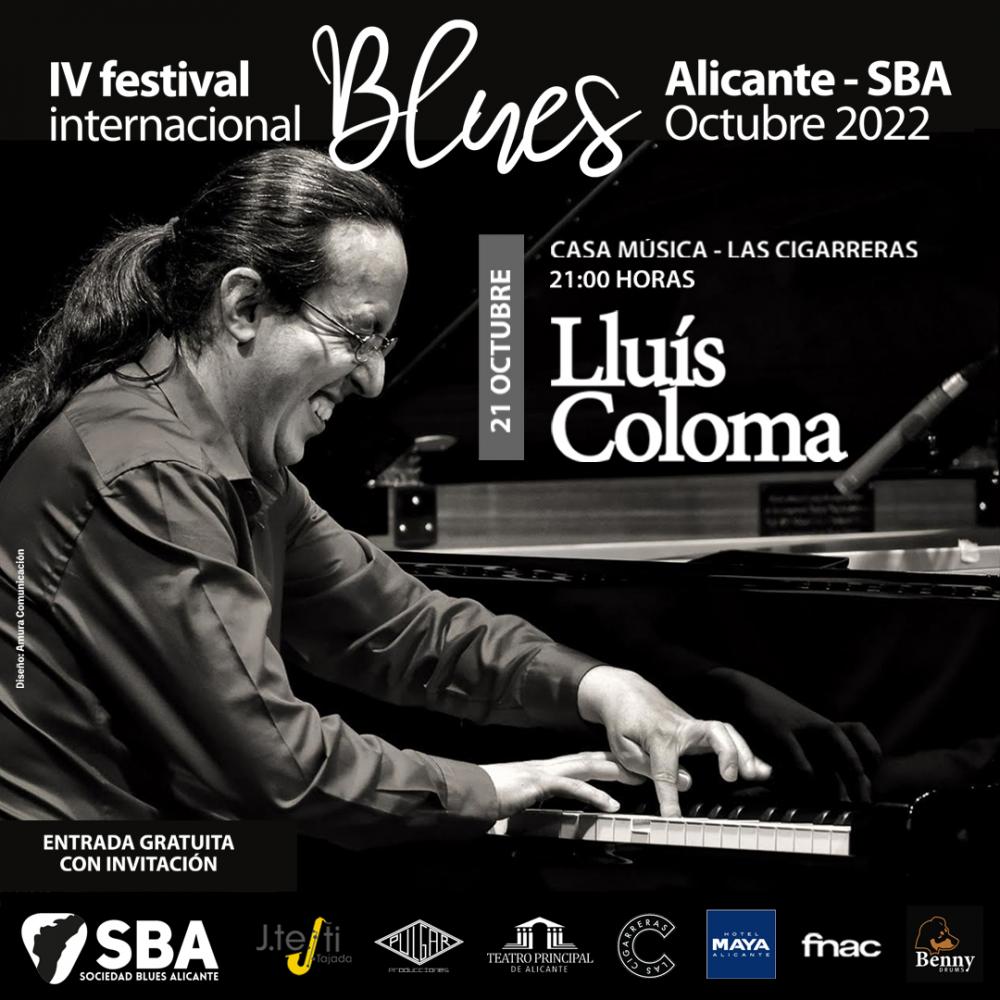 Luís Coloma en Concierto en el  IV Festival Internacional de Blues