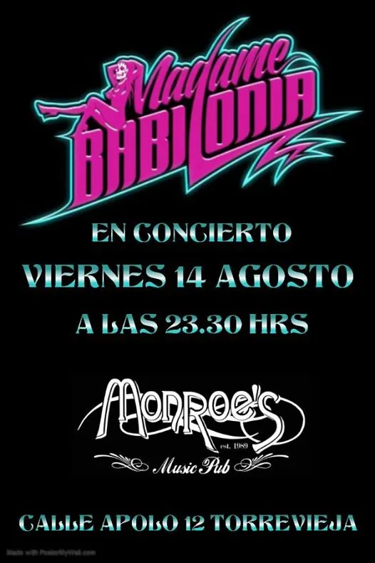 Madame Babilonia En Concierto
