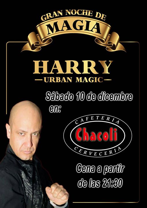 Magia con Harry Urban Magic - Cerveceria-cafeteria chacoli