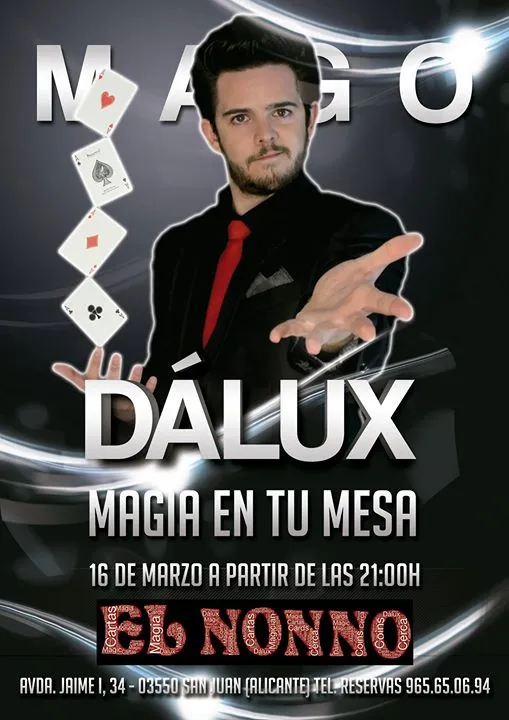 Magia en tu mesa con el Mago Dálux en San Juan