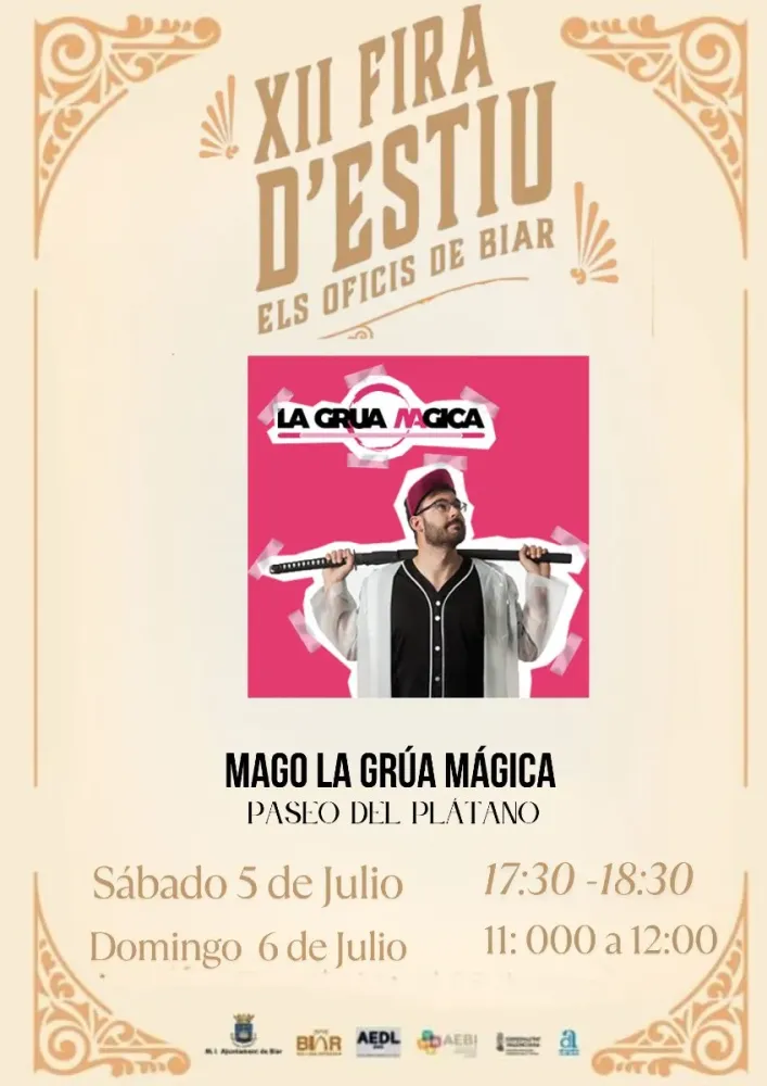 Mago La Grúa Mágica ► Fira d'Estiu - Els Oficis de Biar 2025