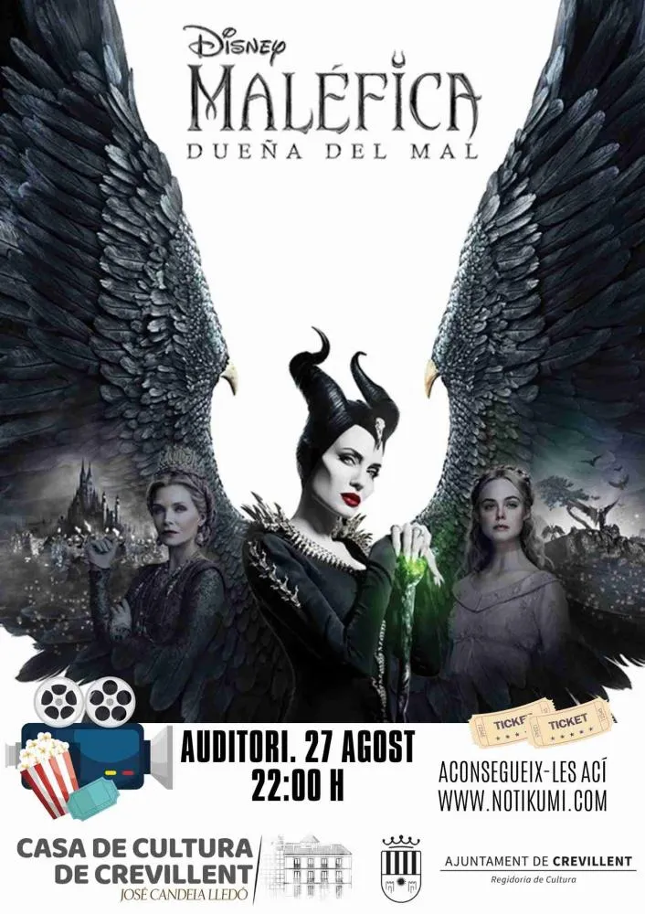 Maléfica dueña del mal - Cine de verano en Crevillente