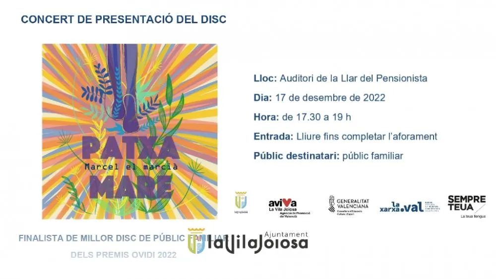 Marcel el Marcià presenta en la Vila Joiosa su nuevo disco