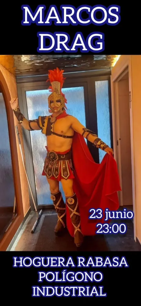 Marcos Drag en Hoguera Rabasa Polígono Industrial