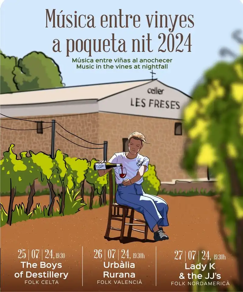 Maridatge de vins de la Mediterrània i música d'Urbàlia Rurana