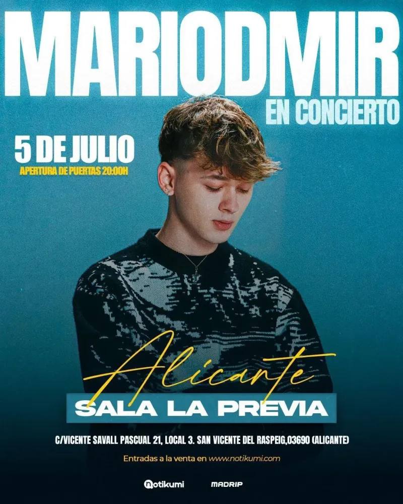 MarioDmir en concierto
