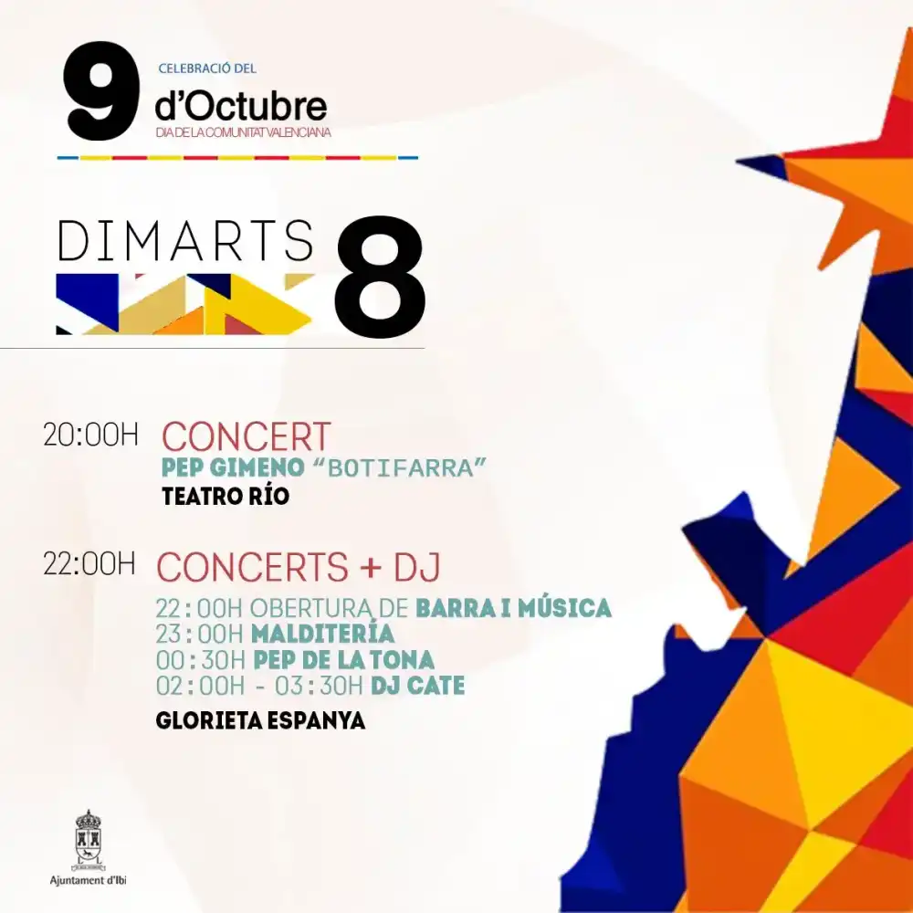 Martes 8 - 9 de octubre Ibi 2024