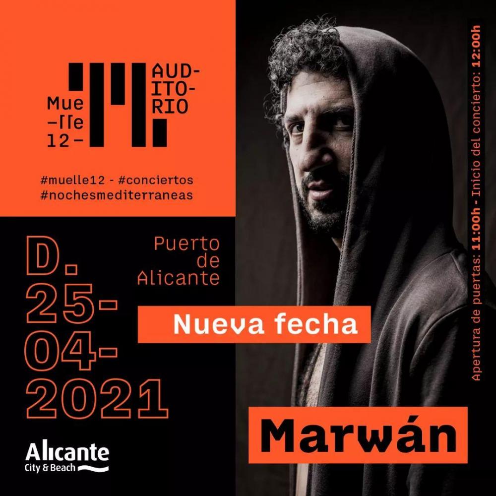 Marwán en concierto en Alicante - Muelle 12