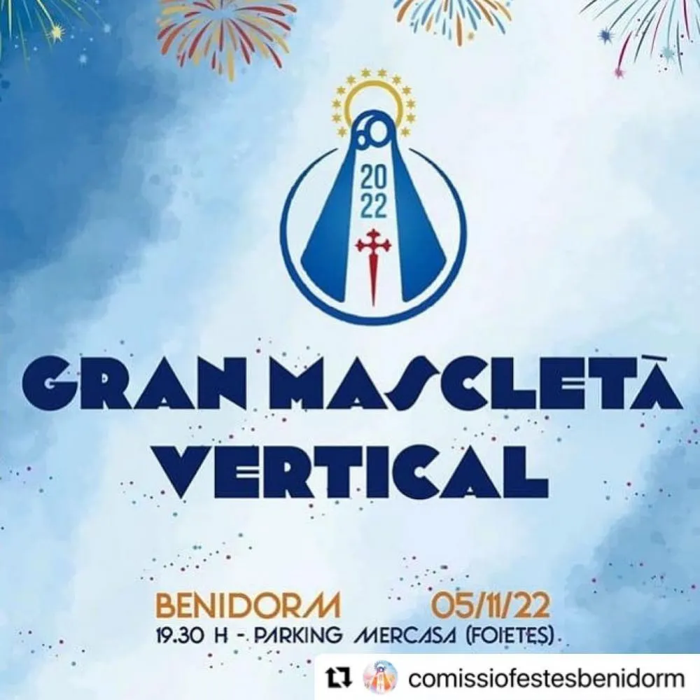 Mascletà Vertical Benidorm 2022
