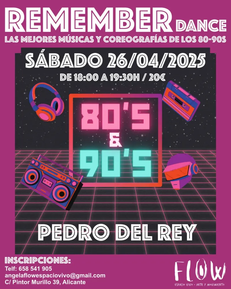 Master Class remember dance años 80 & 90
