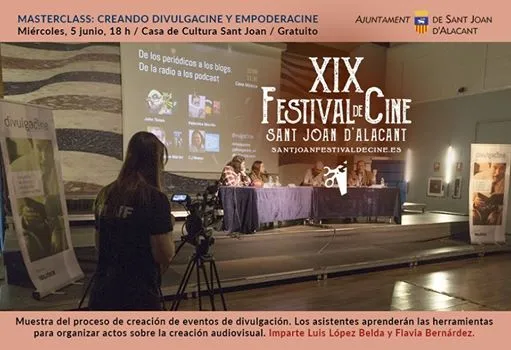 Masterclass: Creando Divulgacine - XIX Festival Sant Joan