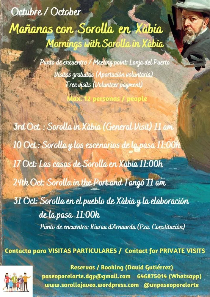 Mañanas con Sorolla en Xàbia - Octubre 2020