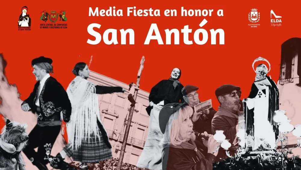 Media Fiesta en honor a San Antón Elda 2024 y San Antón