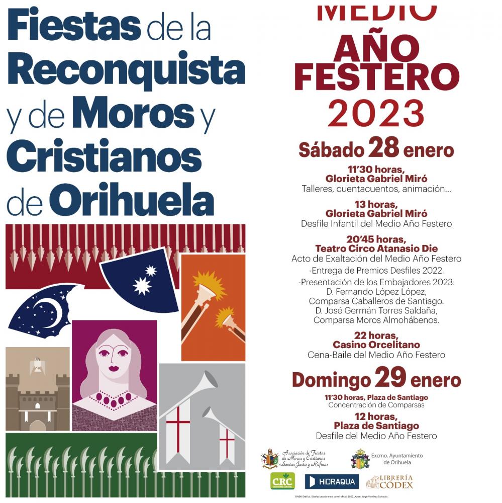 Medio año 2023 - Fiestas de la Reconquista y de Moros y Cristianos de Orihuela