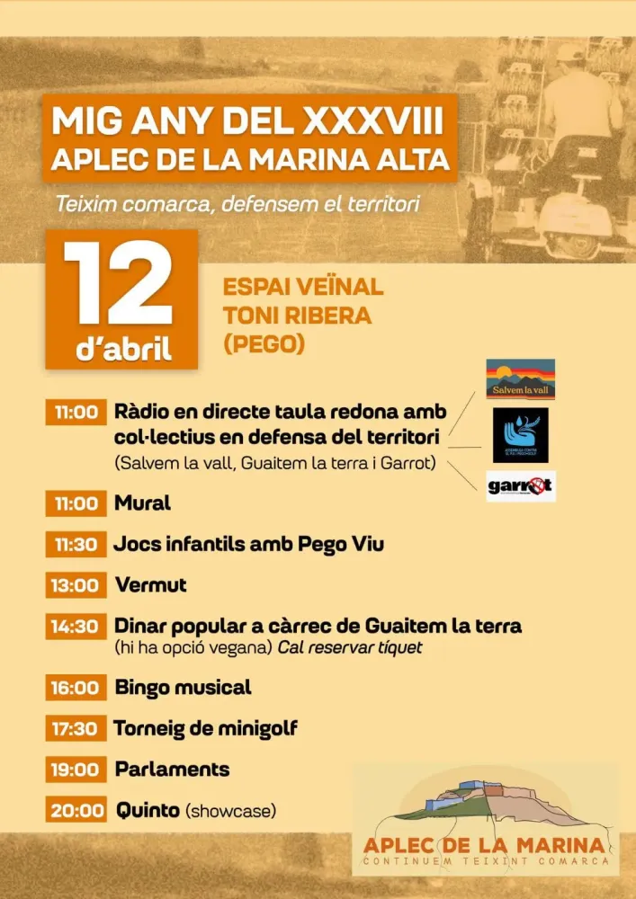 Medio año del Aplec de la Marina Alta
