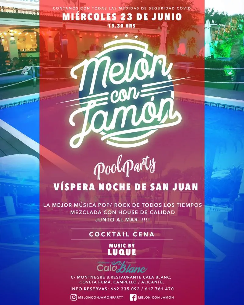 Melon con jamon - Pool Party