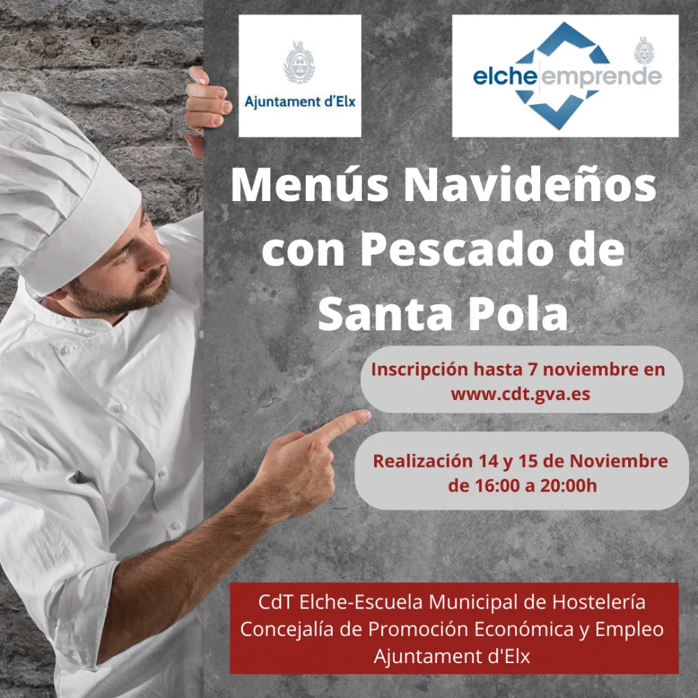 Menús Navideños con pescado de Santa Pola