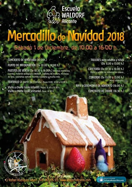 Mercadillo de Navidad 2018 en la Escuela Waldorf Alicante