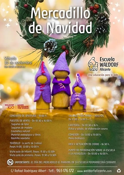 Mercadillo de Navidad - Escuela Waldorf Alicante