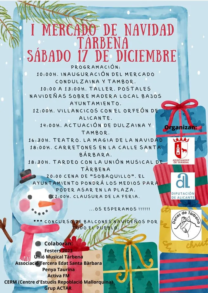 Mercadillo de Navidad en Tarbena