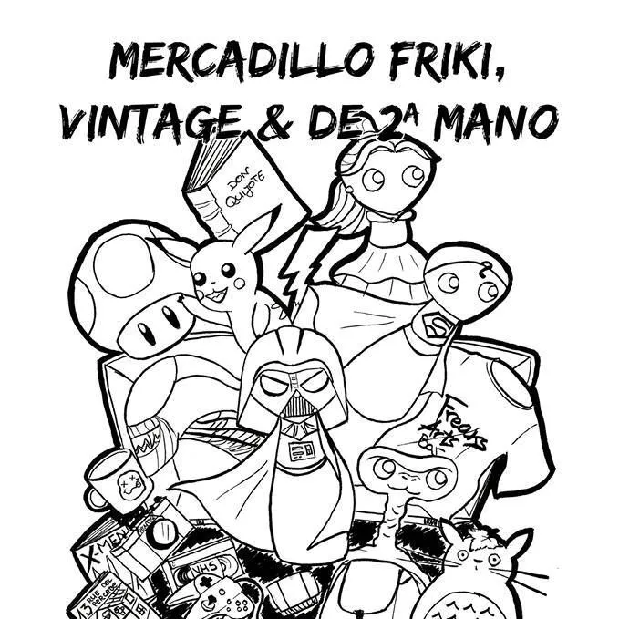Mercadillo Friki, Vintage y de Ropa de 2da Mano