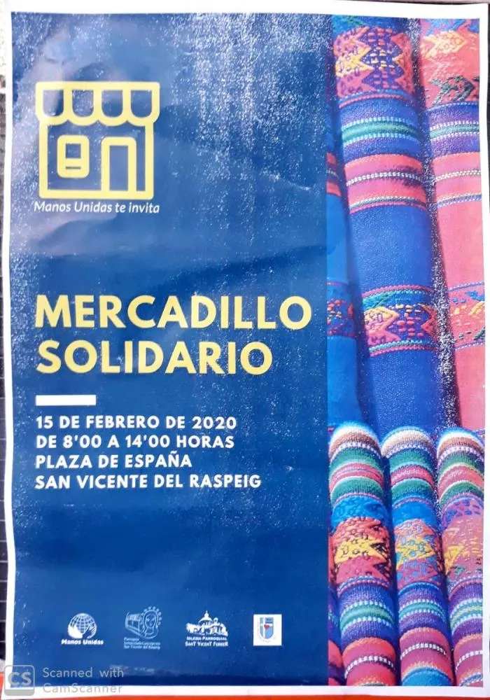 Mercadillo Solidario Manos Unidas San Vicente