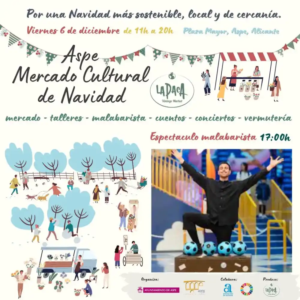 Mercado cultural de Navidad