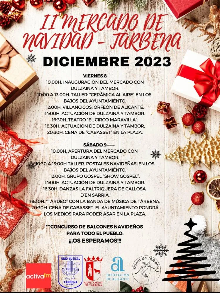 Mercado de Navidad Tárbena 2023