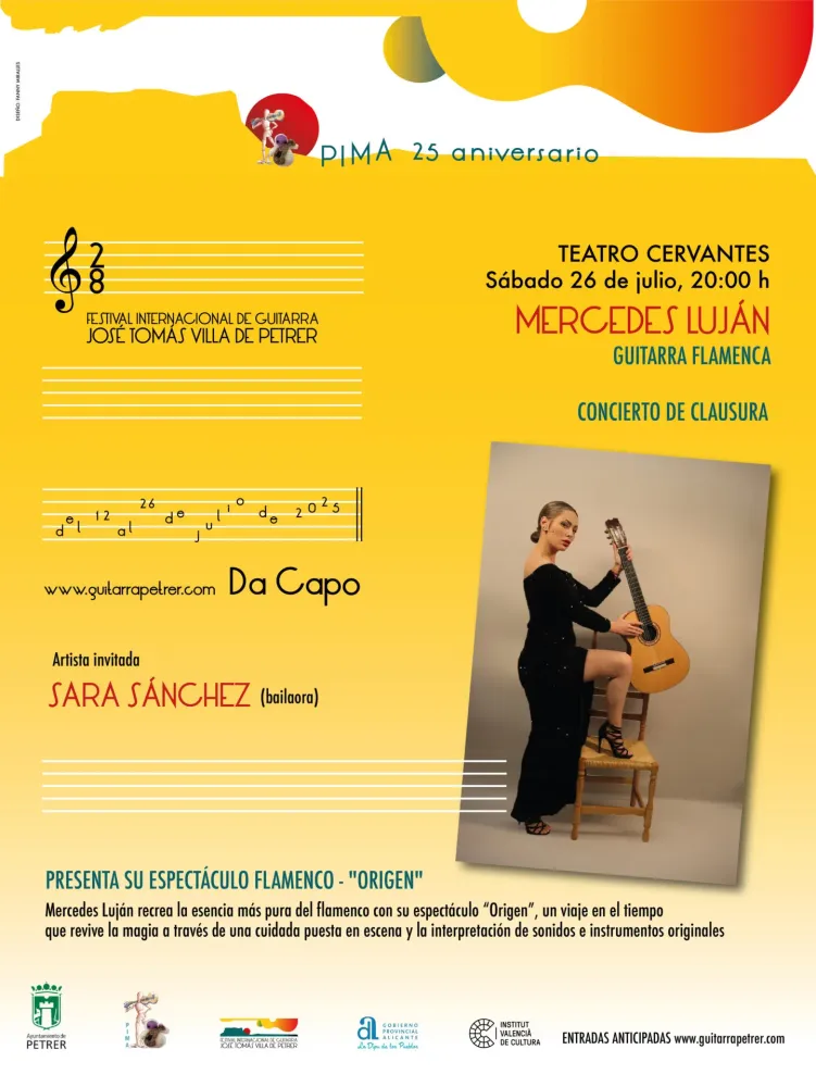 Mercedes Luján: Origen ► Festival Internacional de Guitarra – José Tomás Villa de Petrer
