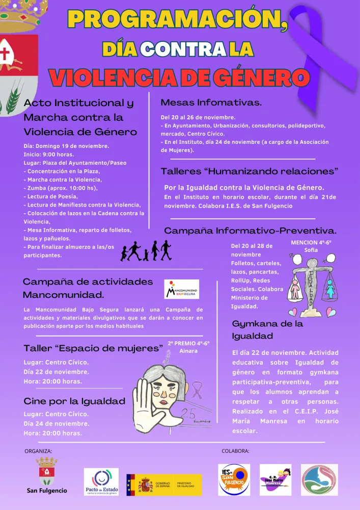 Mesas Informativas Contra la Violencia de Género 25N