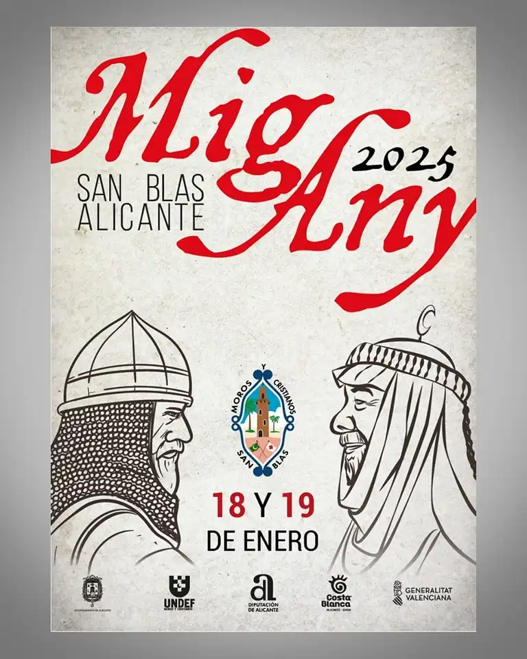 Mig Any Fiestas Moros y Cristianos San Blas de Alicante 2025