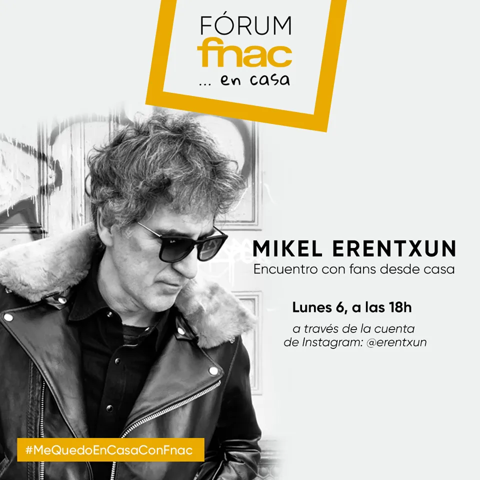 Mikel Erentxun en directo por Instagram