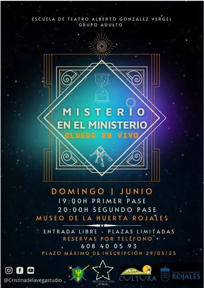 Misterio en el Ministerio cluedo en vivo