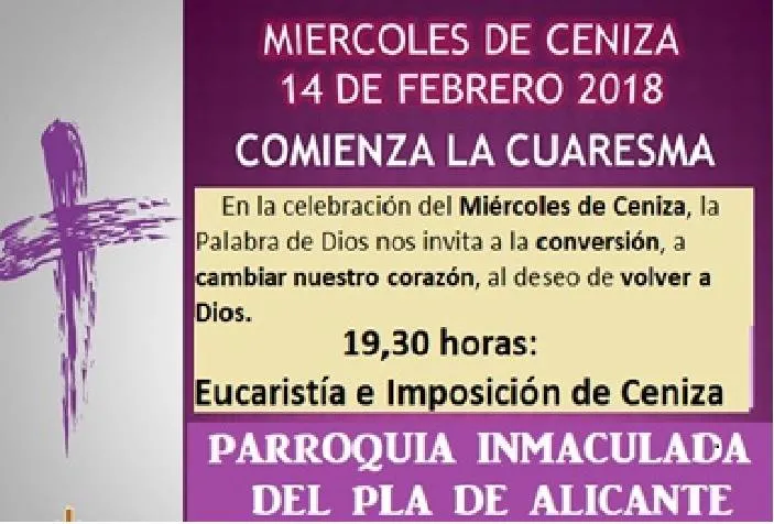 Miércoles de Ceniza Alicante