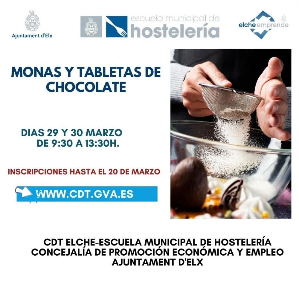 Monas y tabletas de chocolate