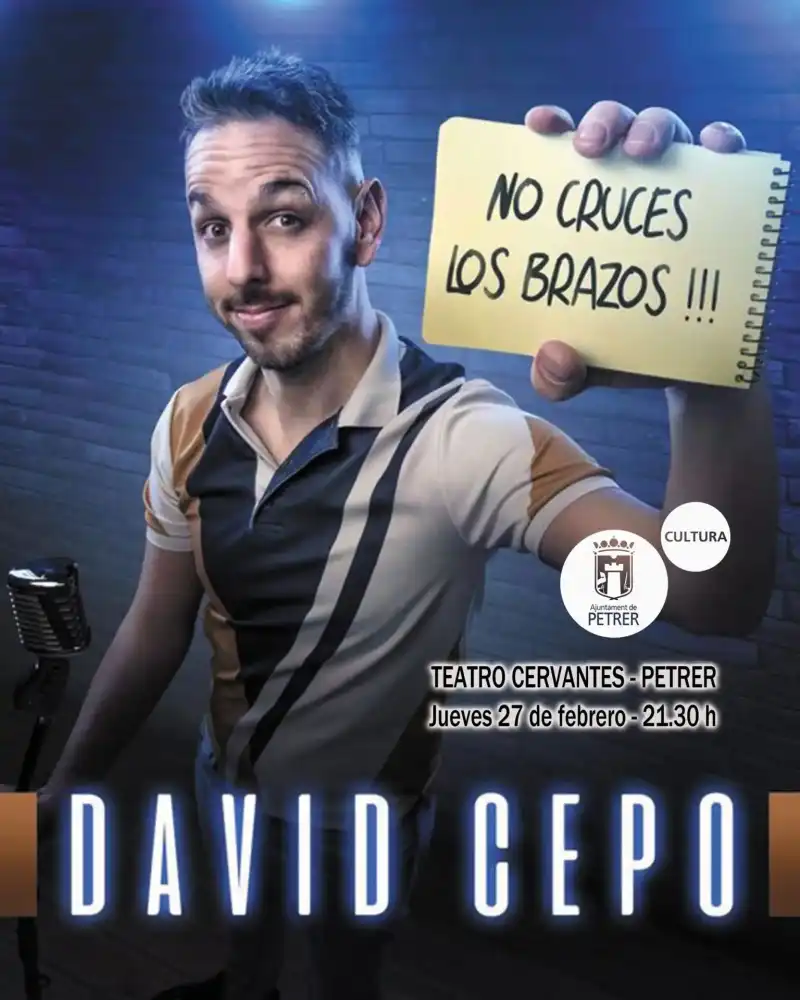 Monólogo David Cepo "No cruces los brazos"