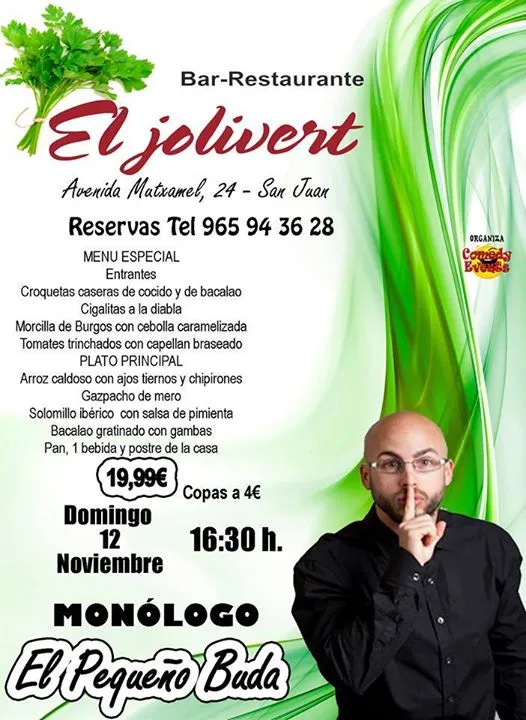 Monólogo de El Pequeño buda en El jolivert