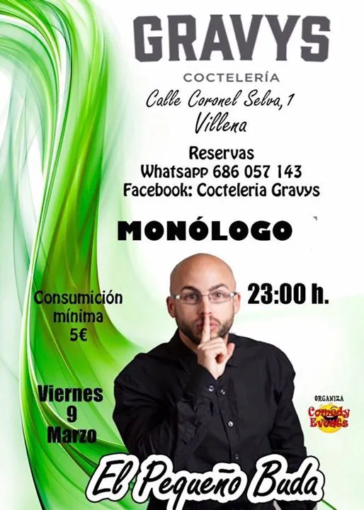 Monólogo del Pequeño Buda en Gravys