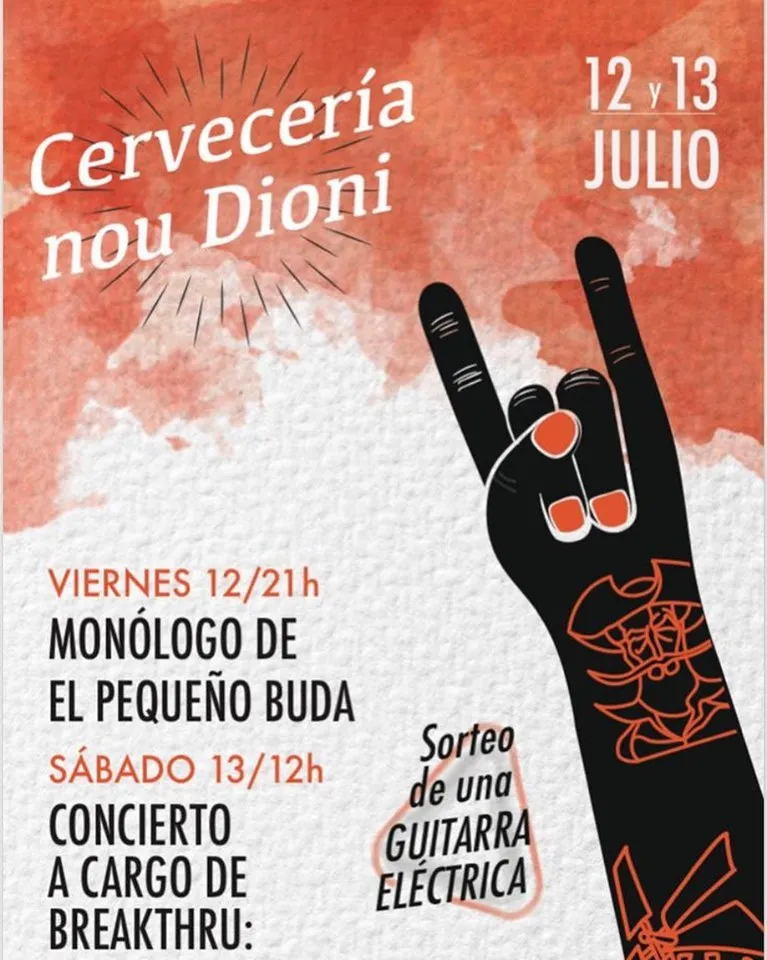 Monólogo del Pequeño Buda y concierto de Breakthru en San Vicente del Raspeig