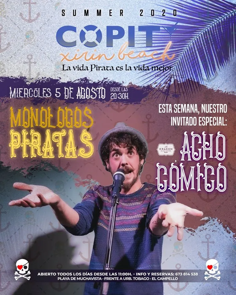 Monólogos Piratas con Acho Cómico