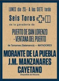 Morante de la Puebla, J.M. Manzanares y Cayetano ► Gran Feria Taurina de San Juan y San Pedro Alicante 2025