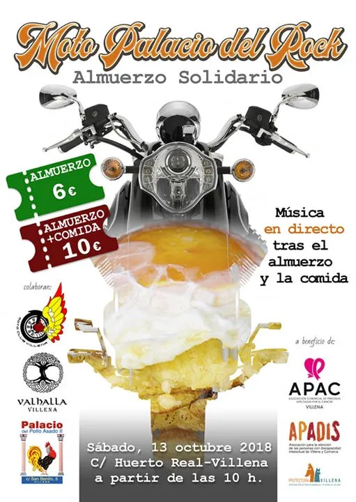 Moto Palacio del Rock en Villena