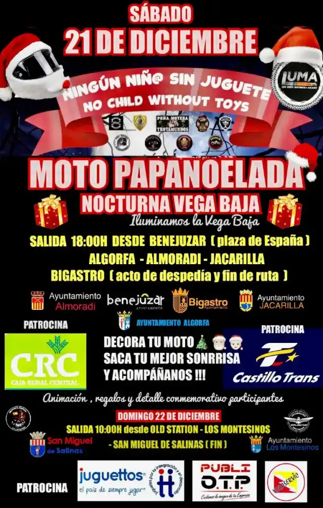 Moto Papanoelada Noctura Vega Baja