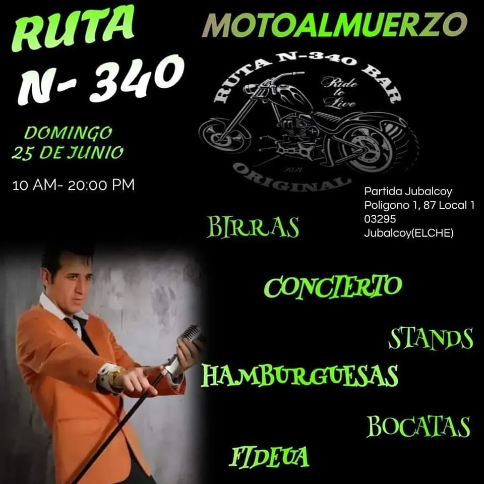 Motoalmuerzo Ruta M-340