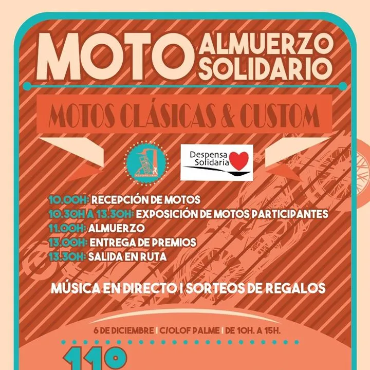 Motoalmuerzo Solidario - Foguera La Ceràmica