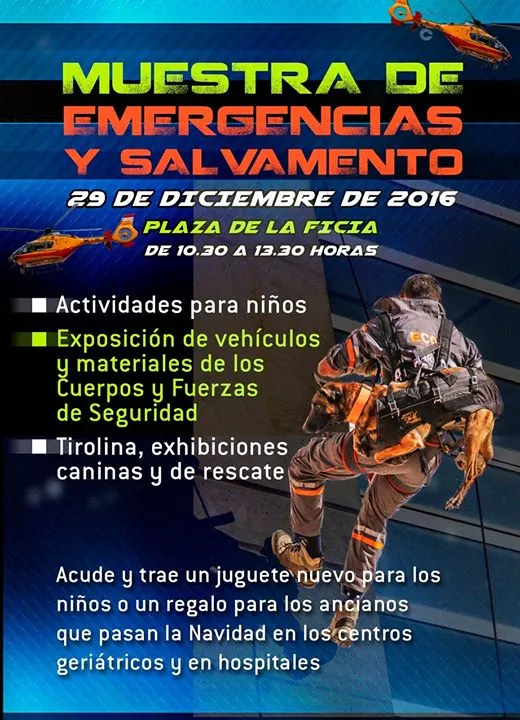 Muestra de emergencias y salvamento