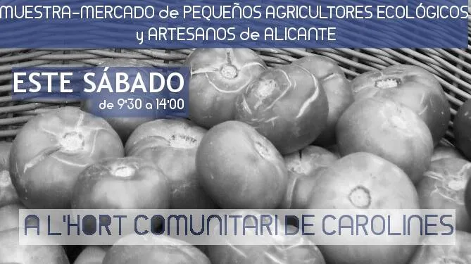 Muestra-mercado de pequeños agricultores ecológicos y artesanos