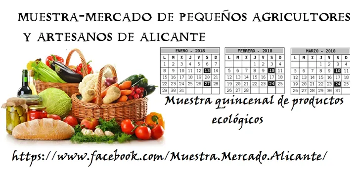 Muestra-mercado de pequeños agricultores y artesanos de Alicante
