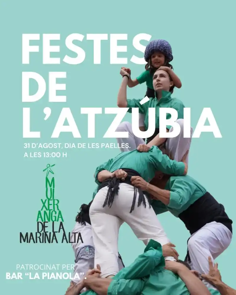 Muixeranga de la Marina Alta ► Festes de l'Atzúbia 2024